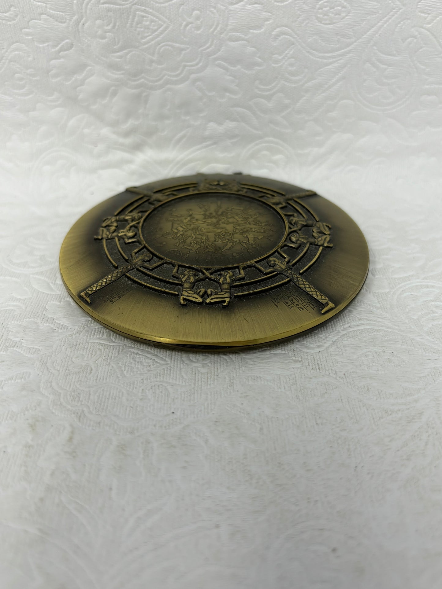 Egypt Brass Compact Mirror