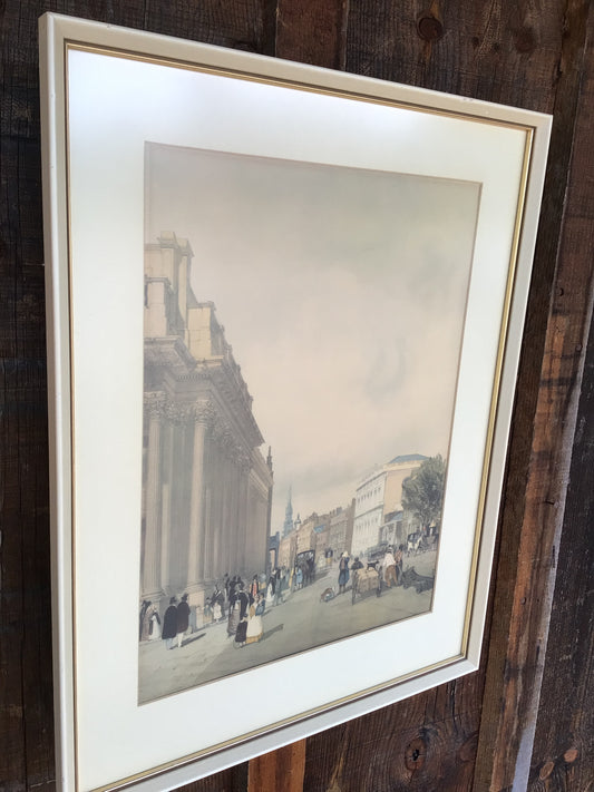 Lithograph by Thomas Shotter Boys - “London Whitehall”