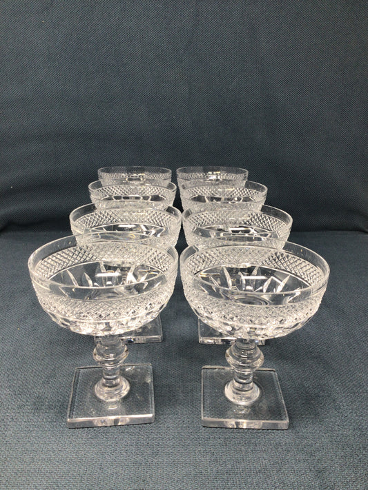Set of 8 Mid-Century Coupe Glasses