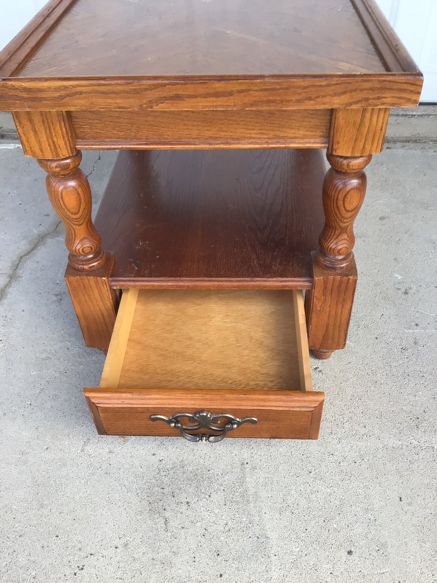 Rustic End Table