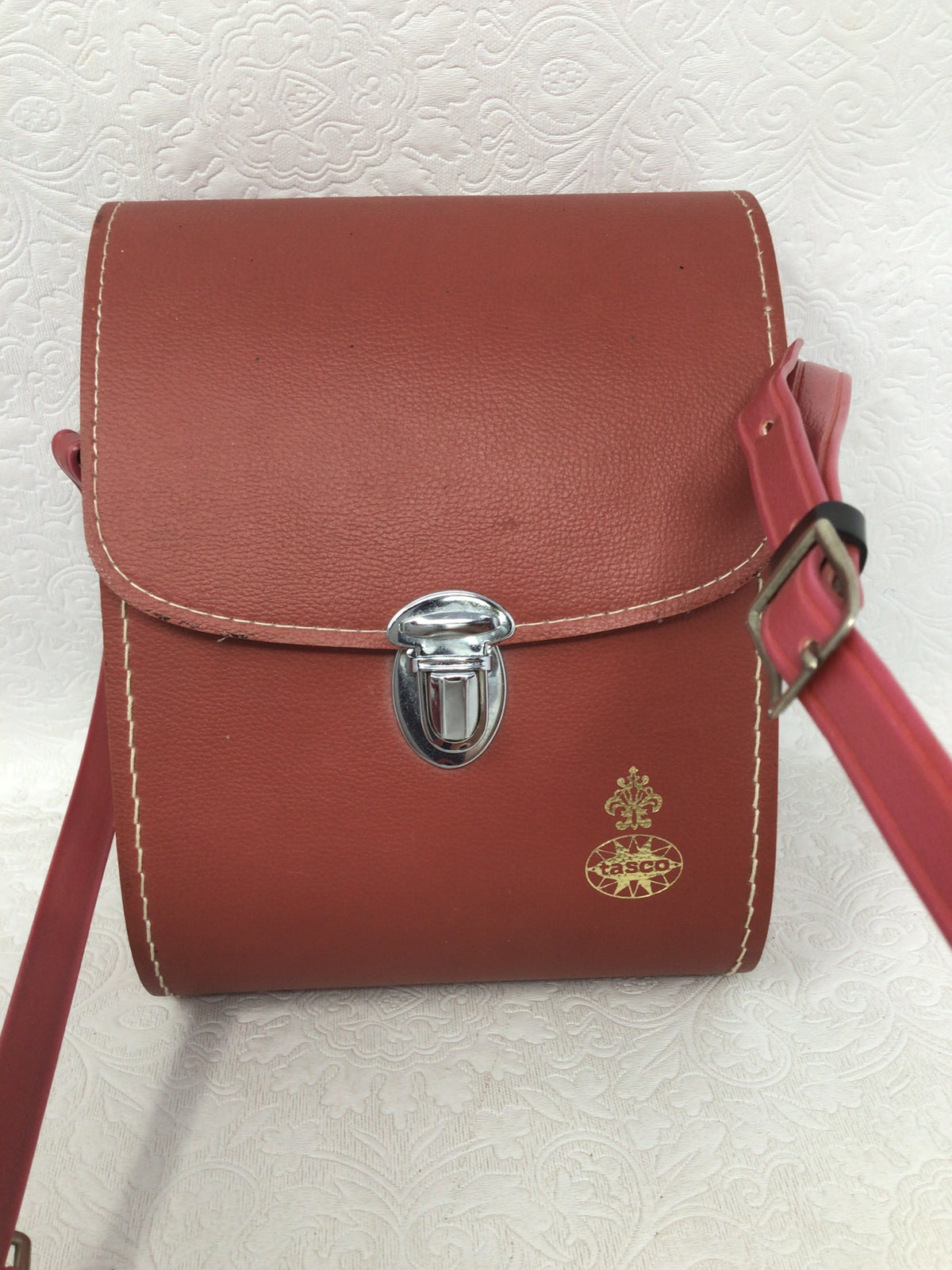 Vintage Porro Prism Binoculars with Case and Strap