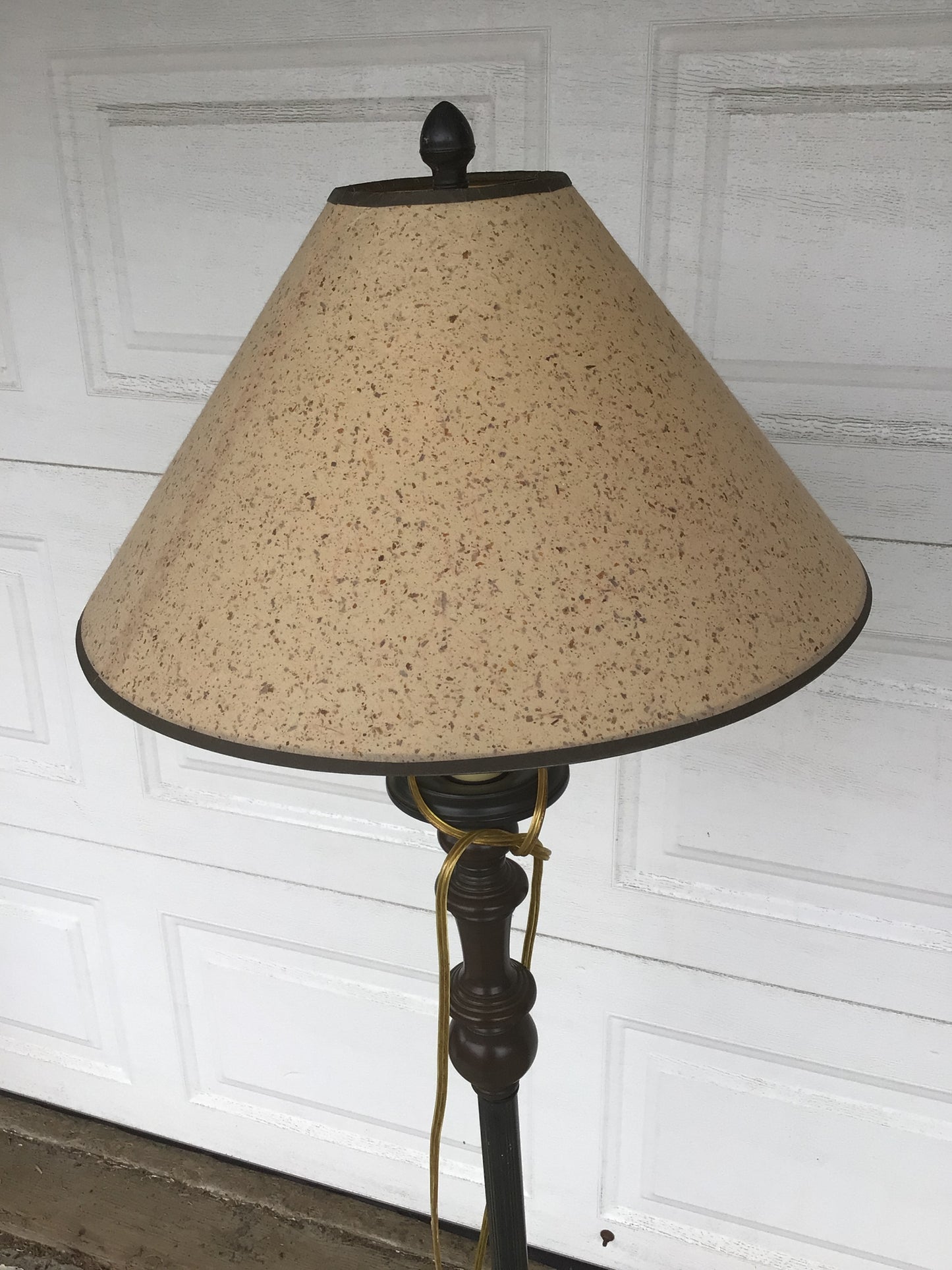 Metal Floor Lamp with Tripod Base