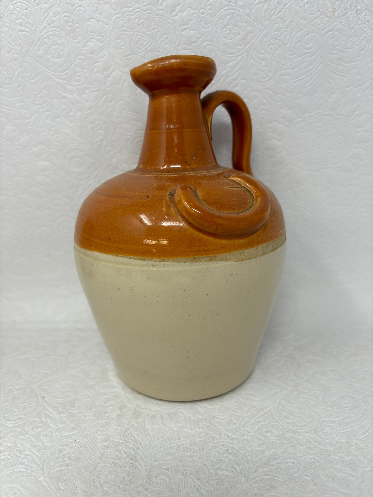 Vintage Donald Fisher Liquor Ceramic Stoneware Jug