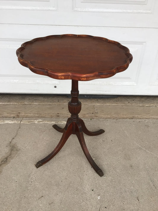 Antique Pie Crust Side Table