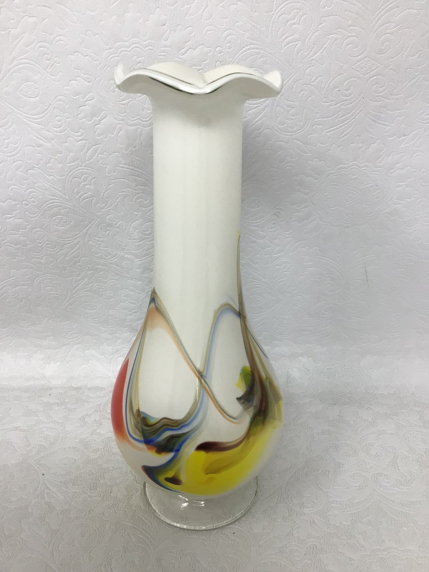 Vintage Multicolour Glass Vase