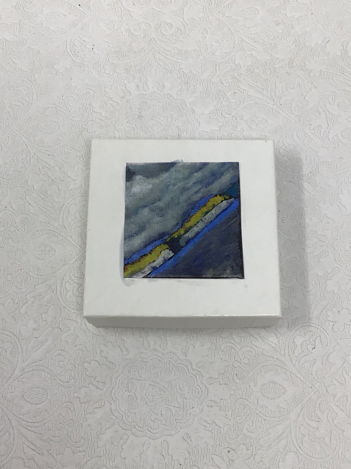 Seaside Miniature Paintings by Sally O’Grady, Set of 2