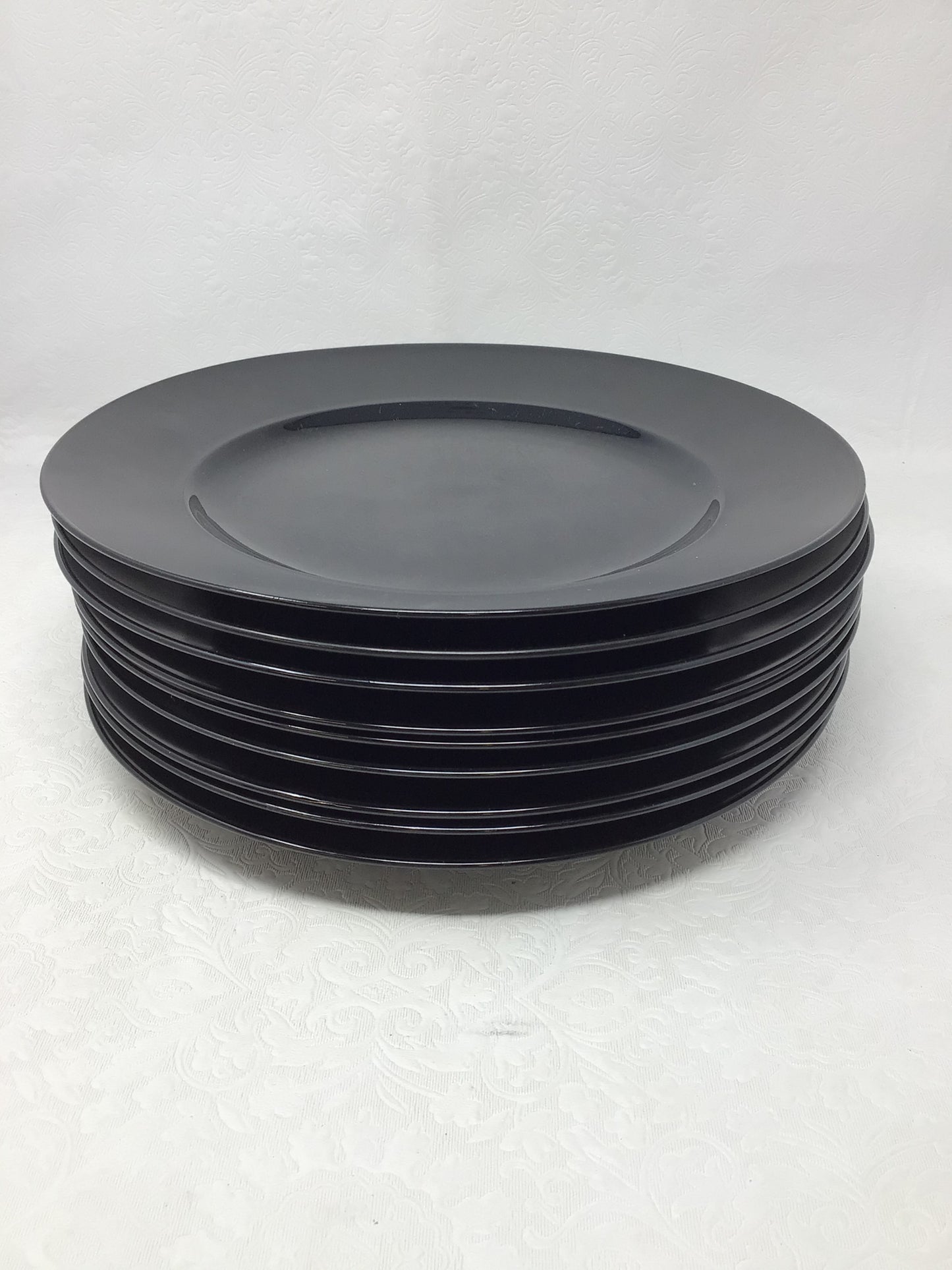 Set of 9 Rosenthal Studio-Linie Tapio Wirkkala Noire Dinner Plate