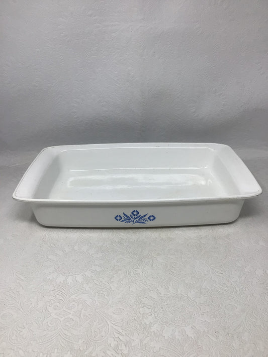 Corning Ware Blue Cornflower P-332 Open Roaster