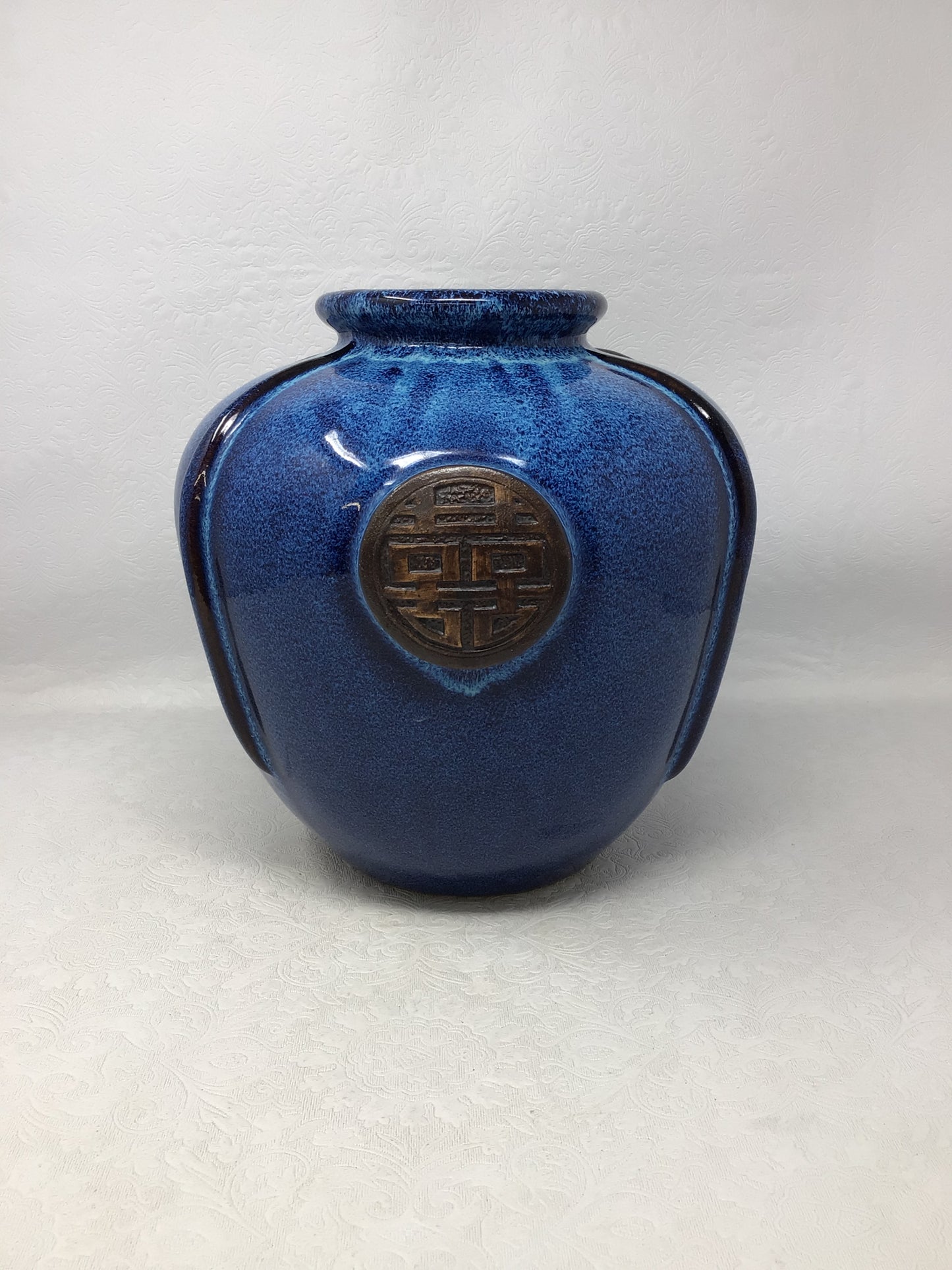 Ceramic Cobalt Glazed Vase