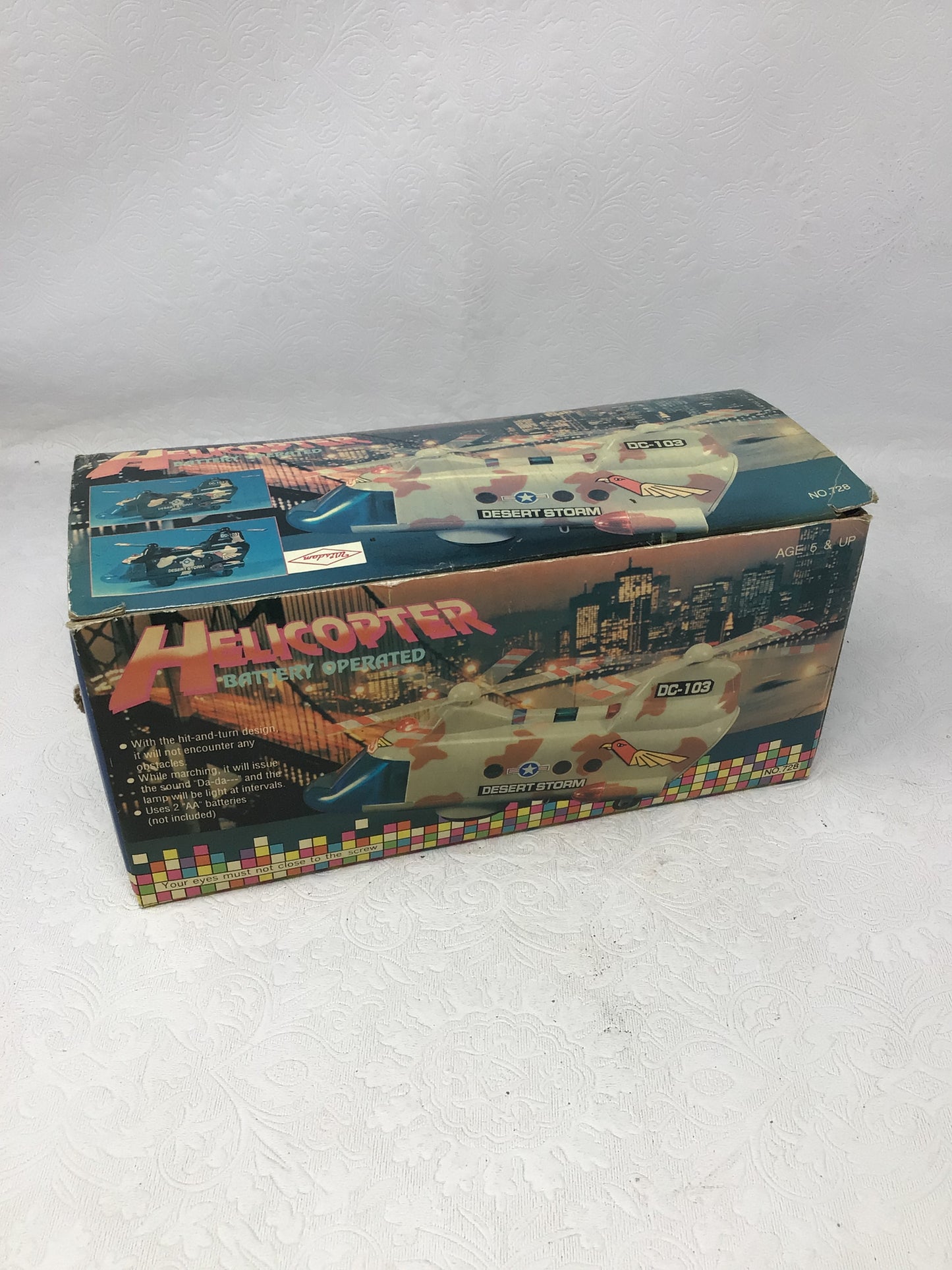 Vintage Desert Storm DC-103 Toy Helicopter