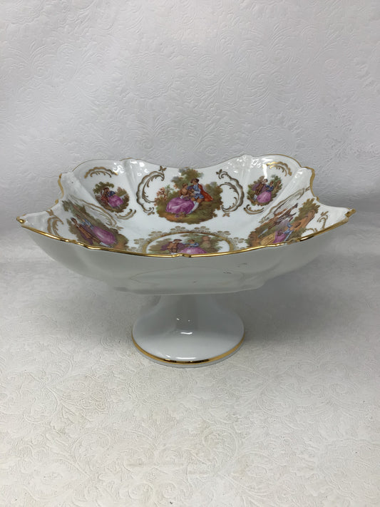 Gloria Fine Porcelain Pedestal Bowl