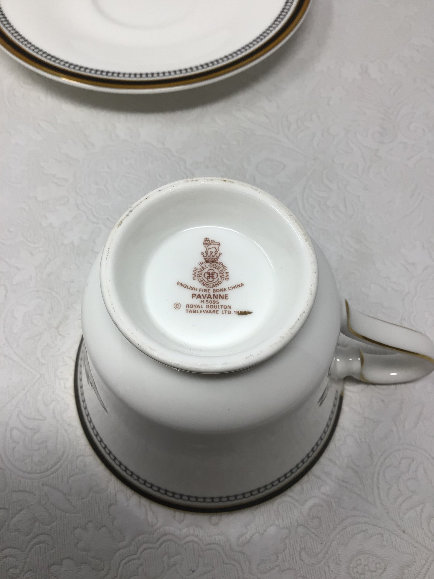 Royal Doulton Pavanne Teacups Set of 5