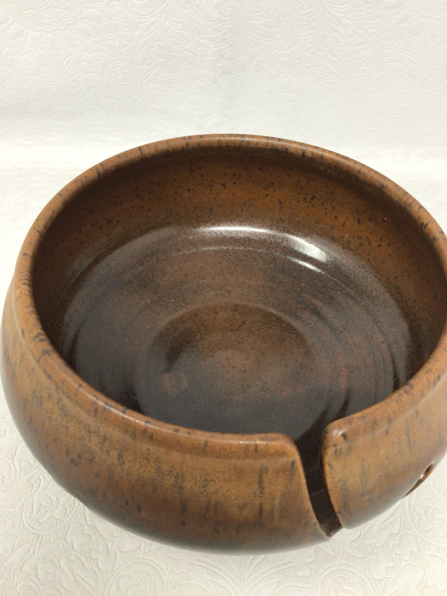 Hand Made Pottery Yarn Bowl