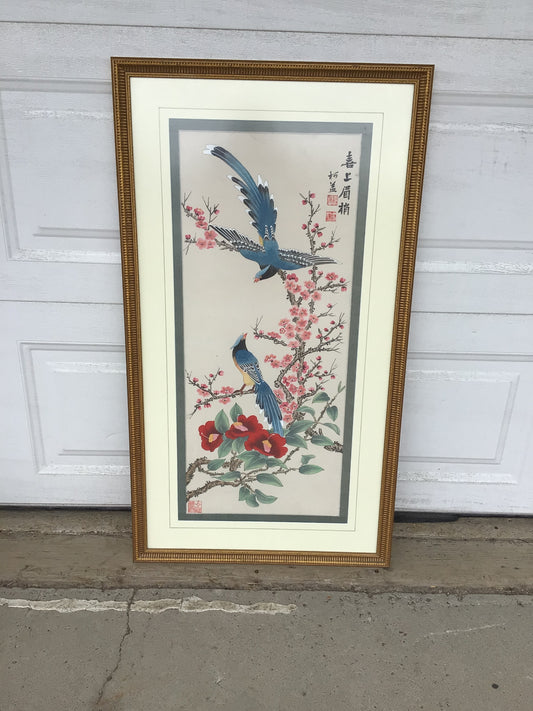Traditional Chinese Bird and Flower Painting