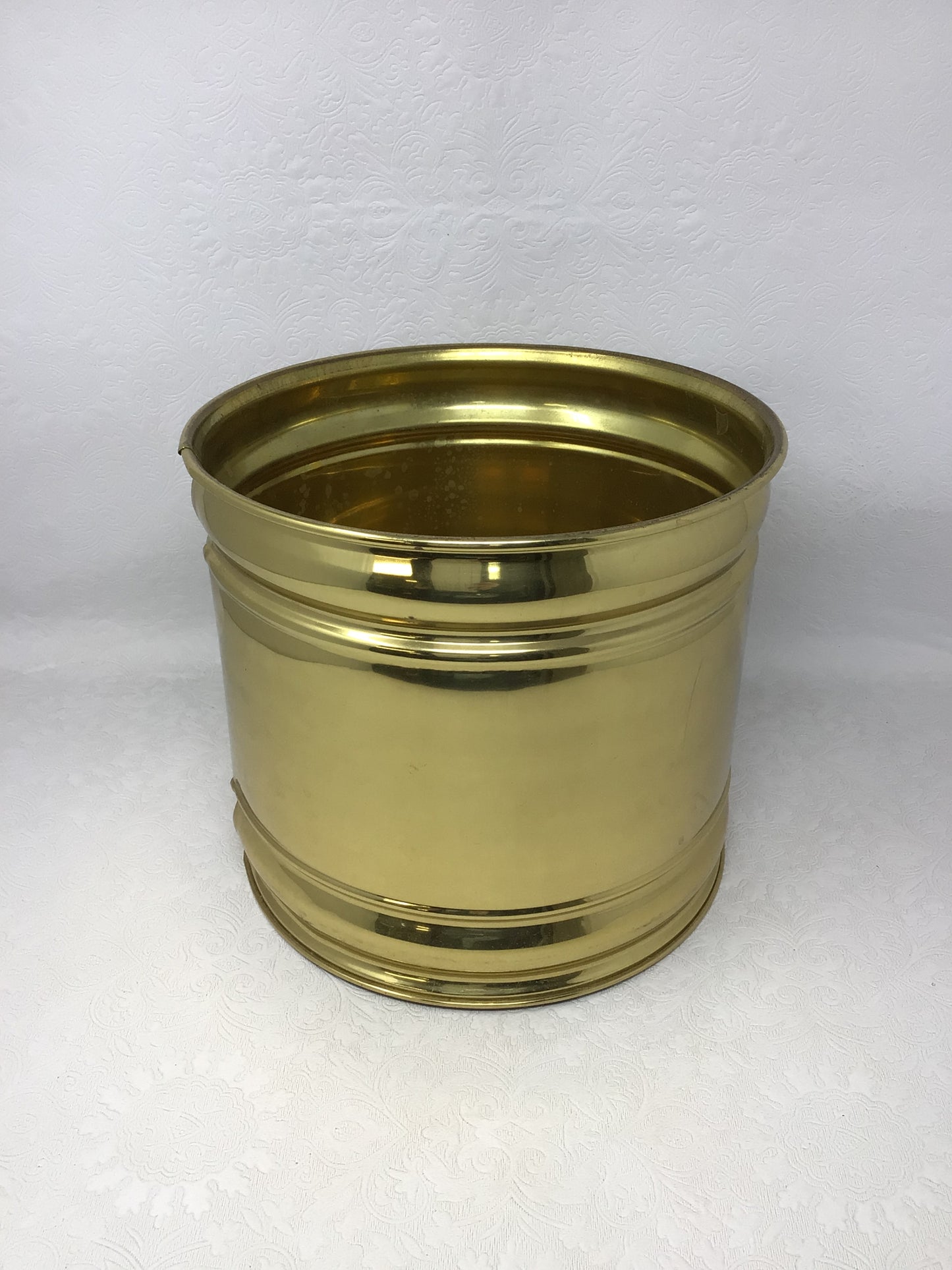 Solid Brass Plant Pot