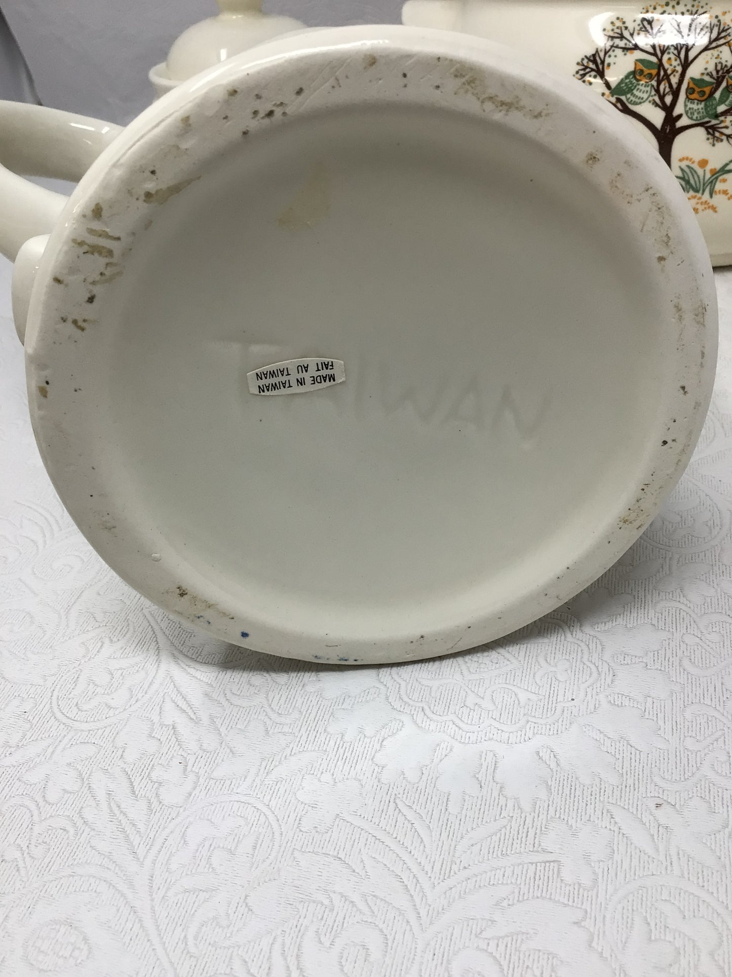1970s Owl and Tree Tea Set