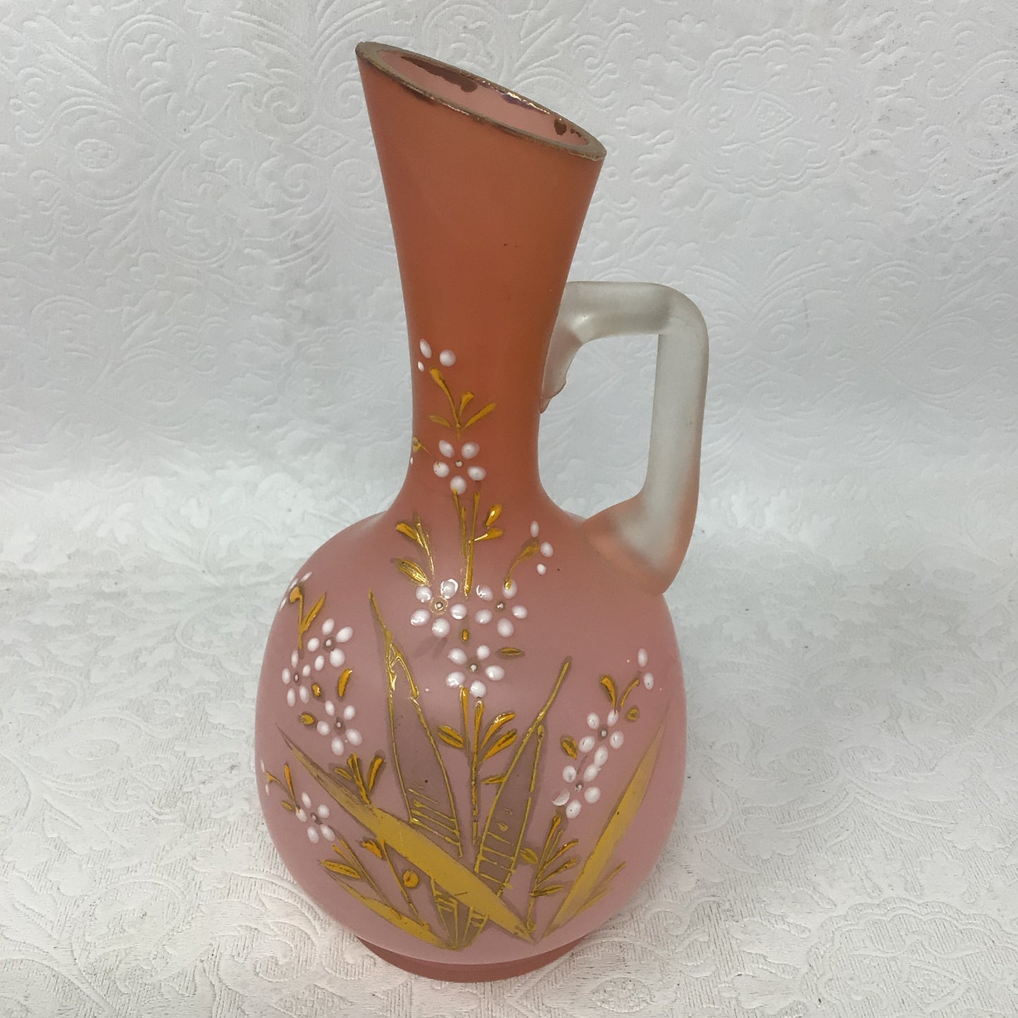 Vintage Victorian Handblown Pitcher