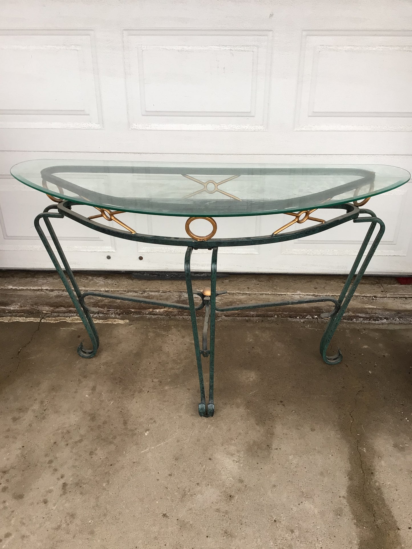 Glass Hall Table