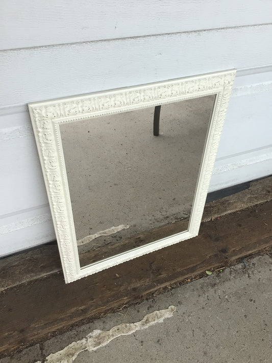 White Vintage Style Mirror