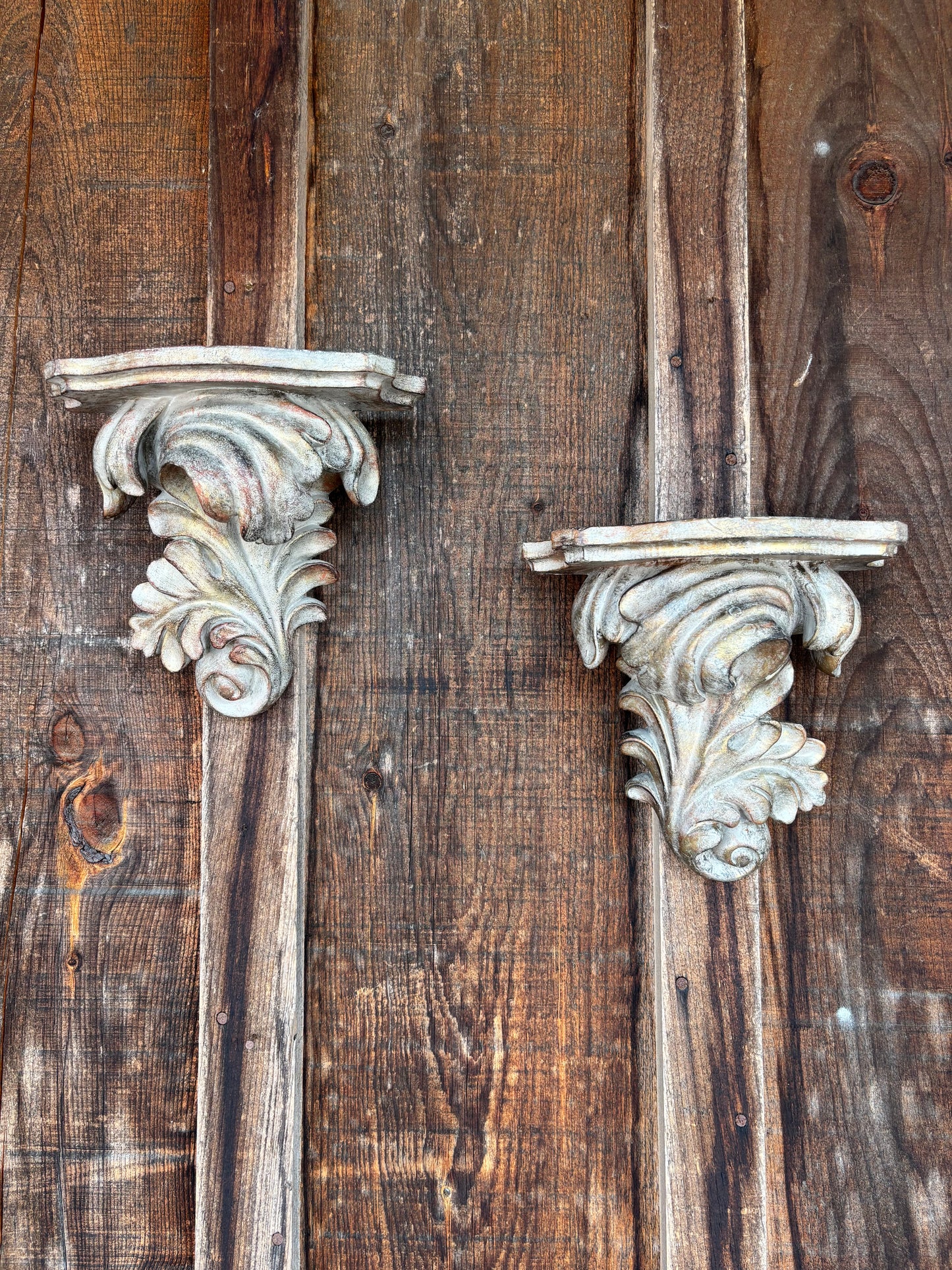 Ornate Wall Shelf Sconce