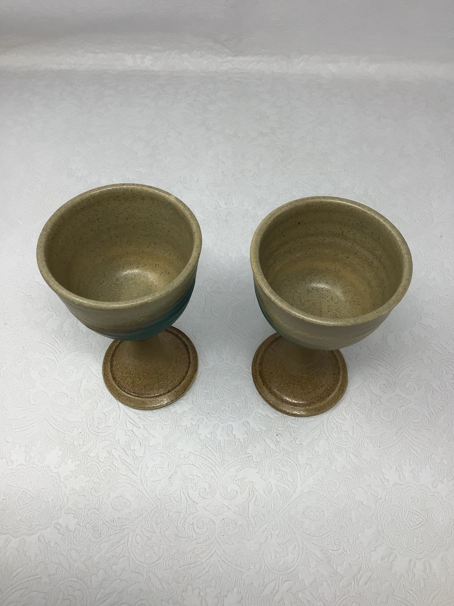 Handmade Studio Pottery Goblets