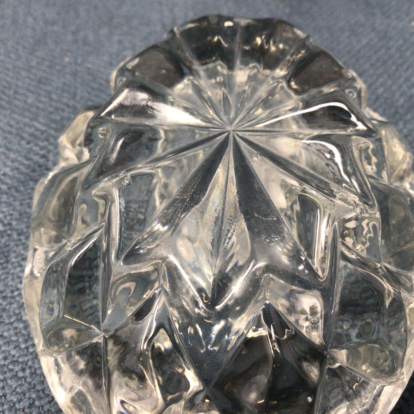 Vintage Glass Salt Cellar