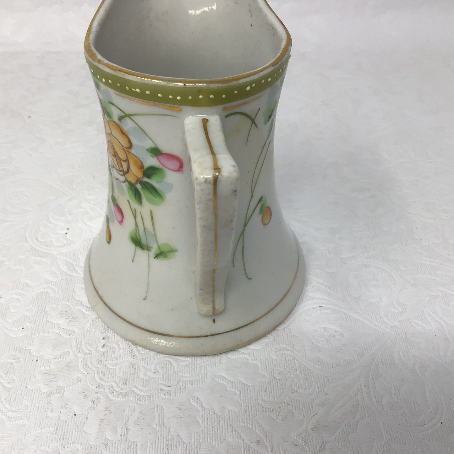 Hand Painted Floral Creamer