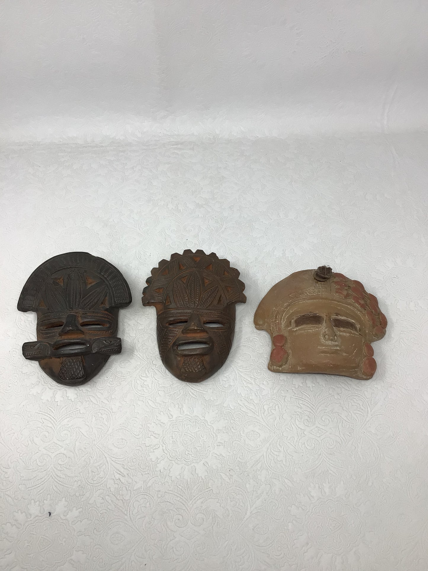 Set of 3 Colombian Clay Masks