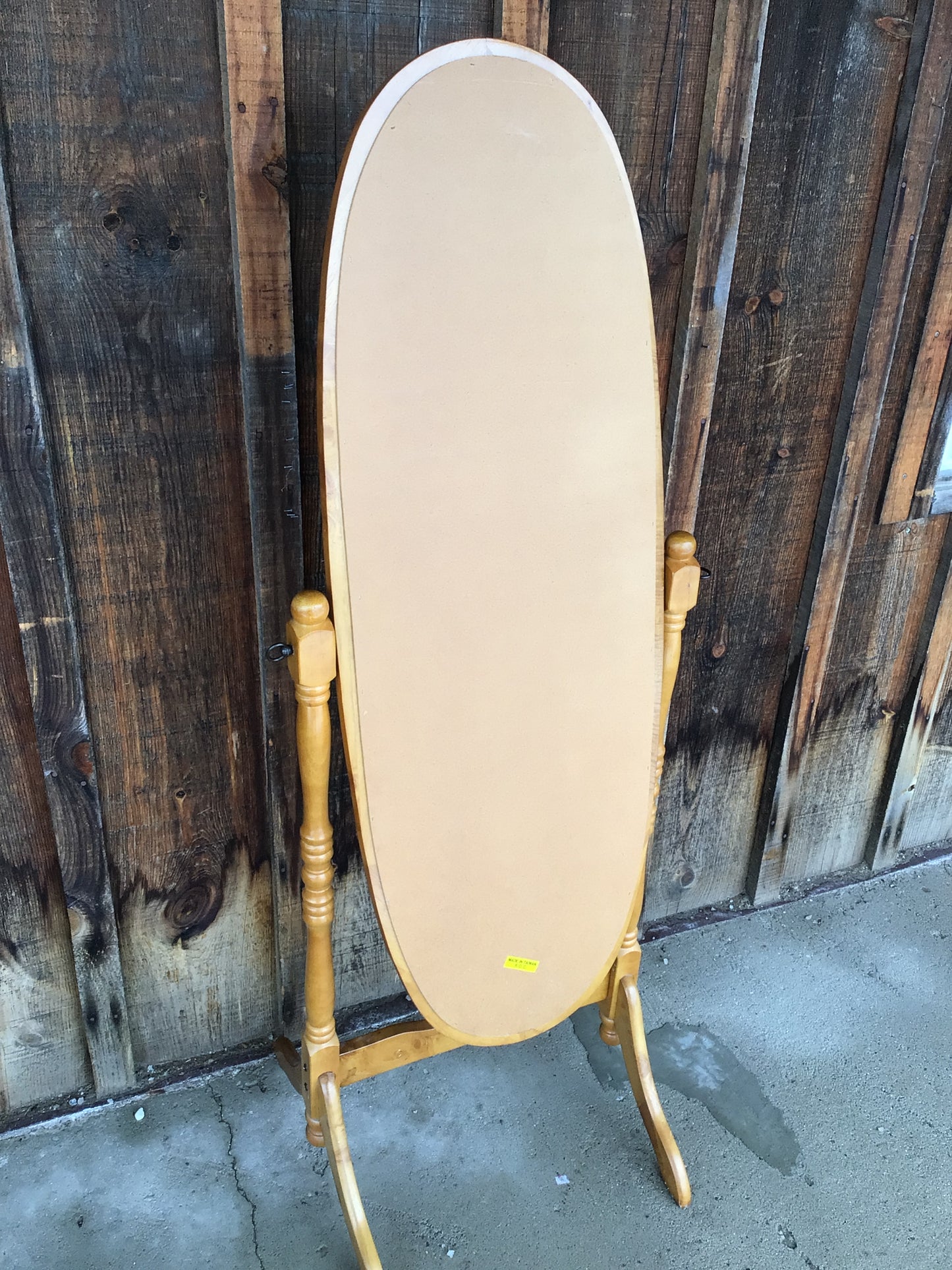 Vintage Like Oval Swivel Mirror