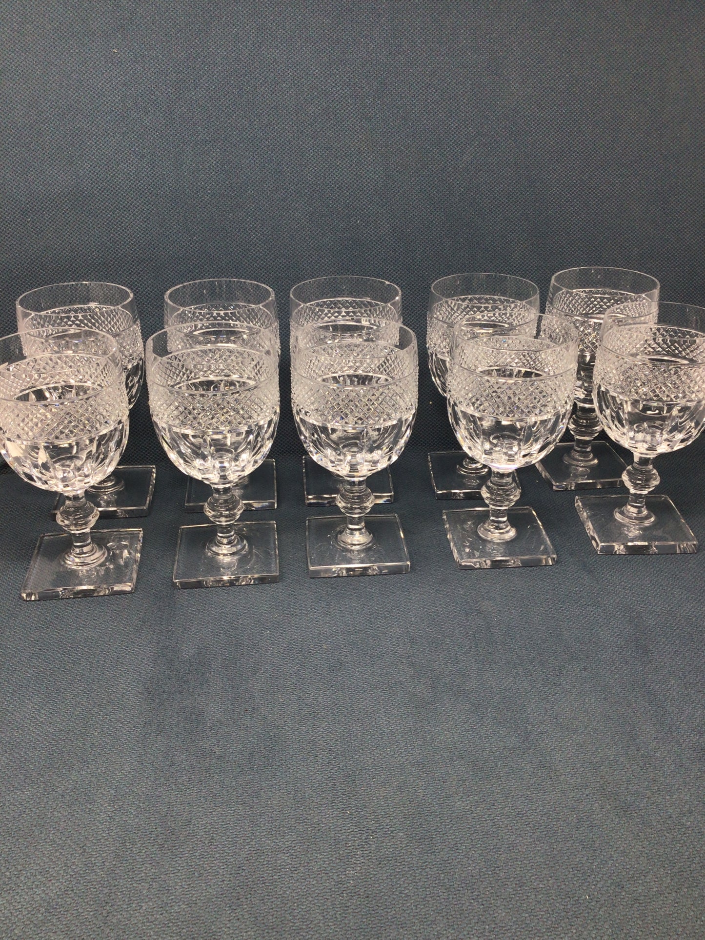 Set of 10 Mid-Century Modern Goblets