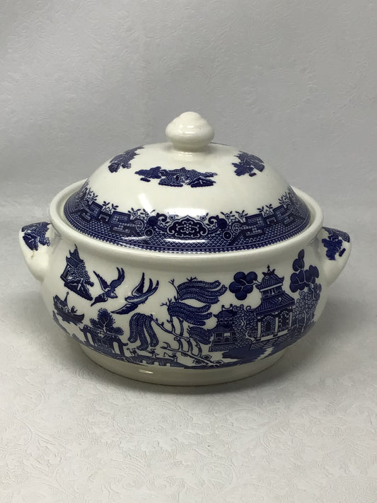 Churchill Blue Willow Soup Tureen