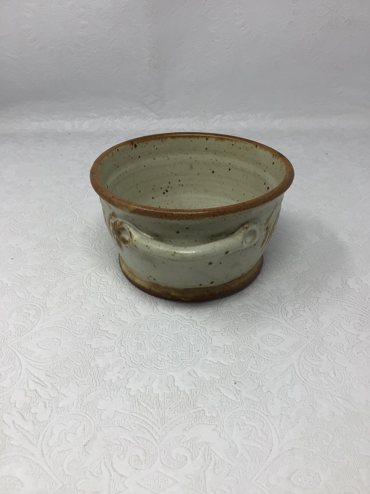 Pottery Bowl With Handle