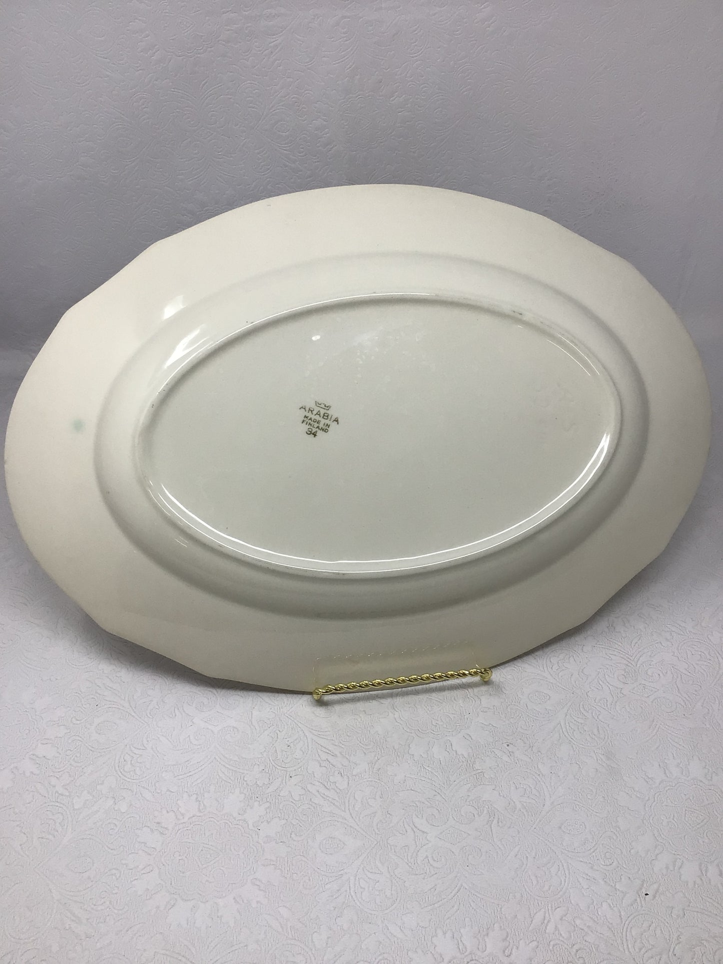 Floral Ivory Serving Set of 8 by Arabia