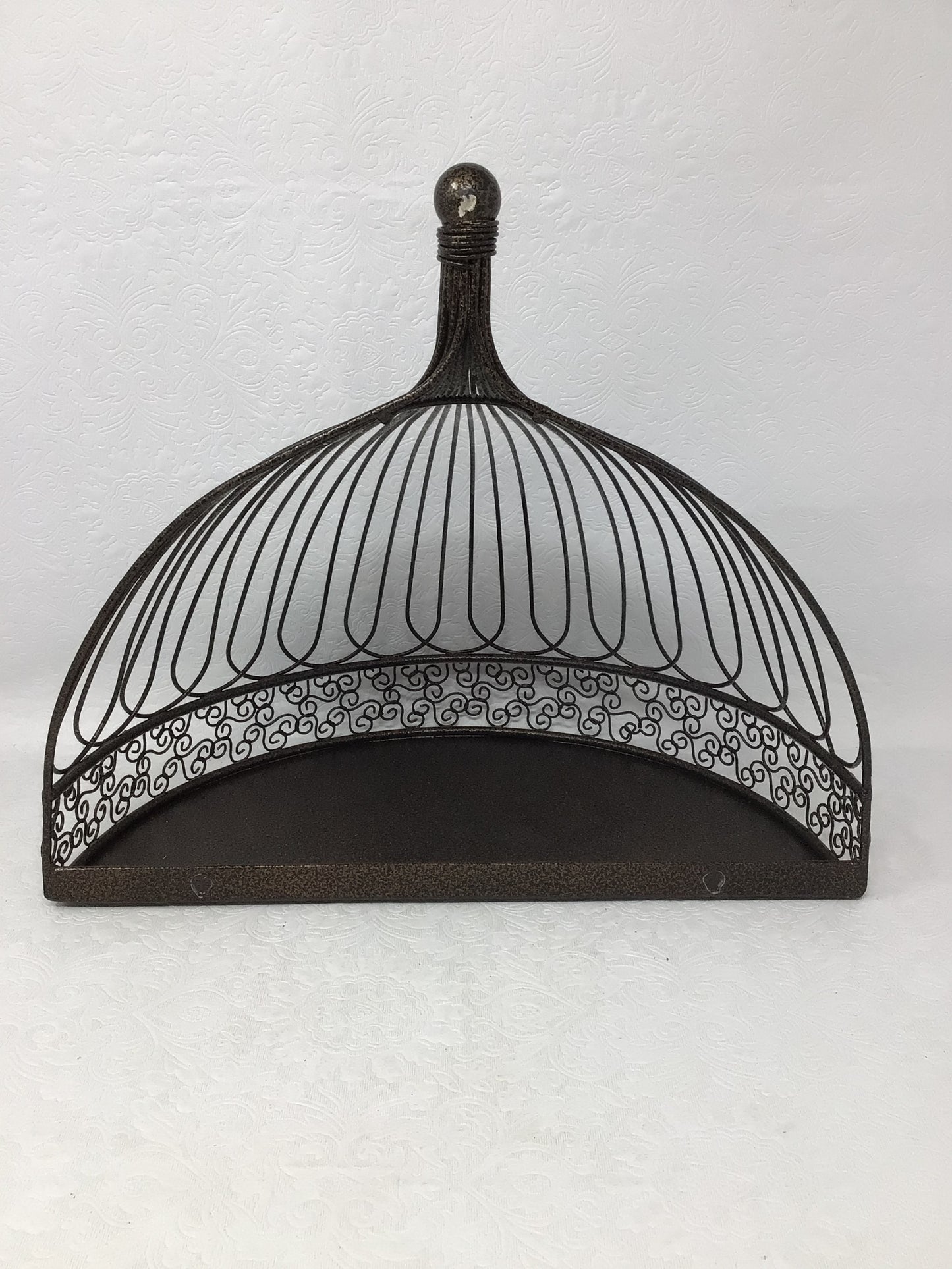 Black Half Moon Floating Shelf