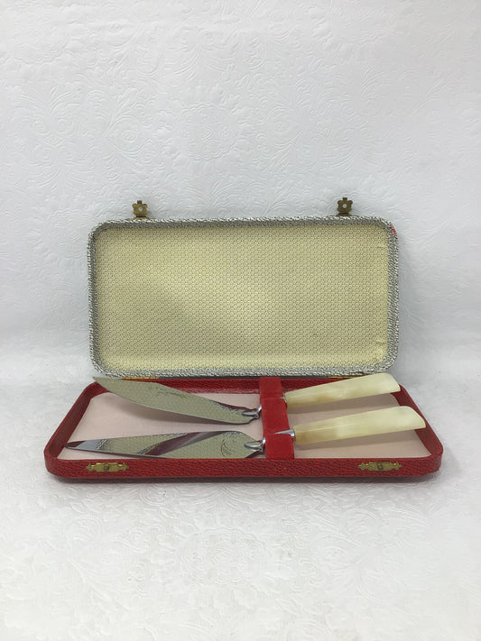 Mother of Pearl Dessert Server Set