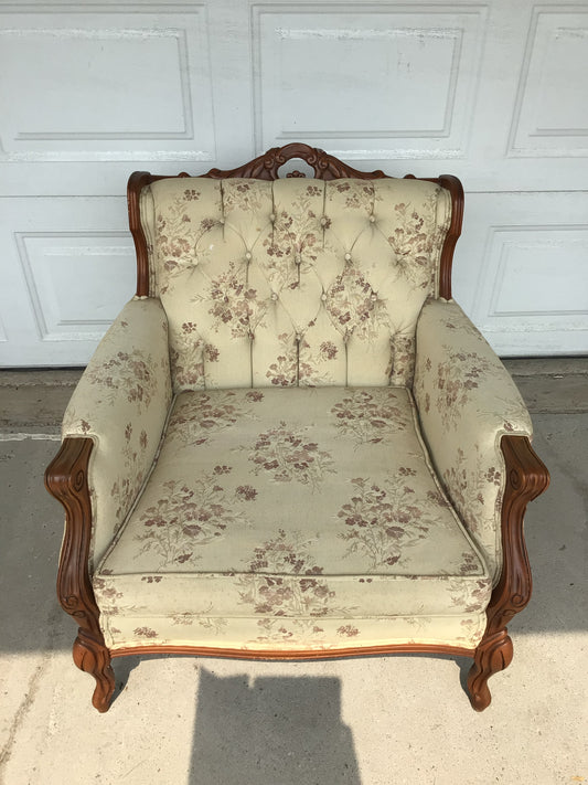 Floral Armchair