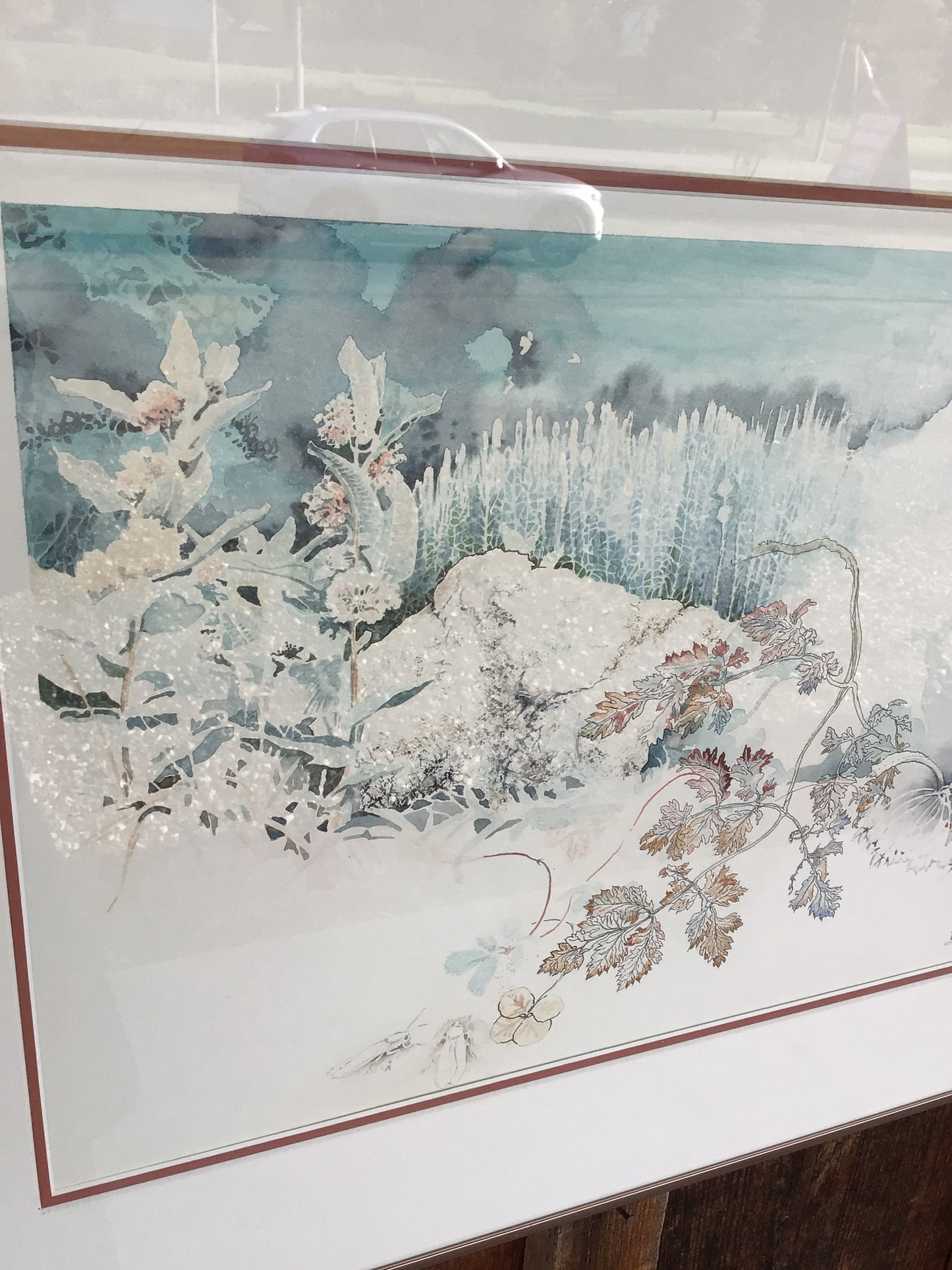 “Snow Covered Hills” Framed Art