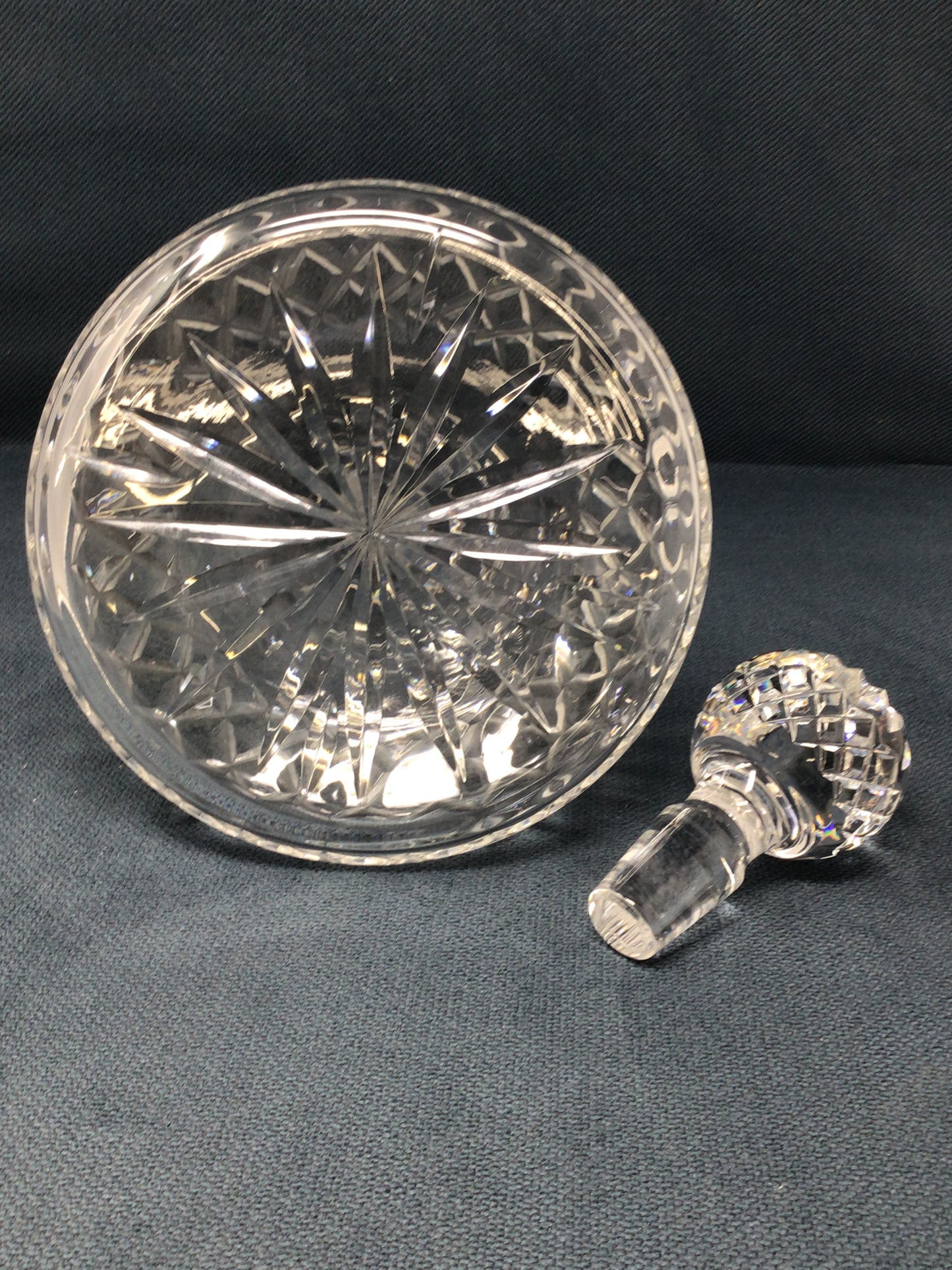 Waterford Crystal “Lismore” Ship’s Decanter