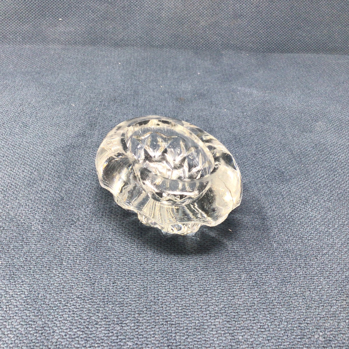 Vintage Glass Salt Cellar