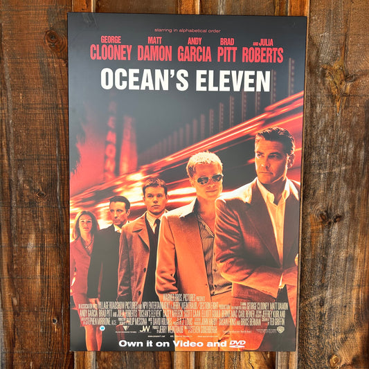 Oceans Eleven Movie Plaque Art