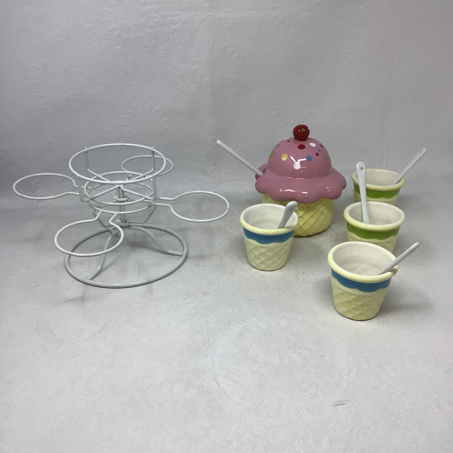 Ice Cream Lazy Susan Server