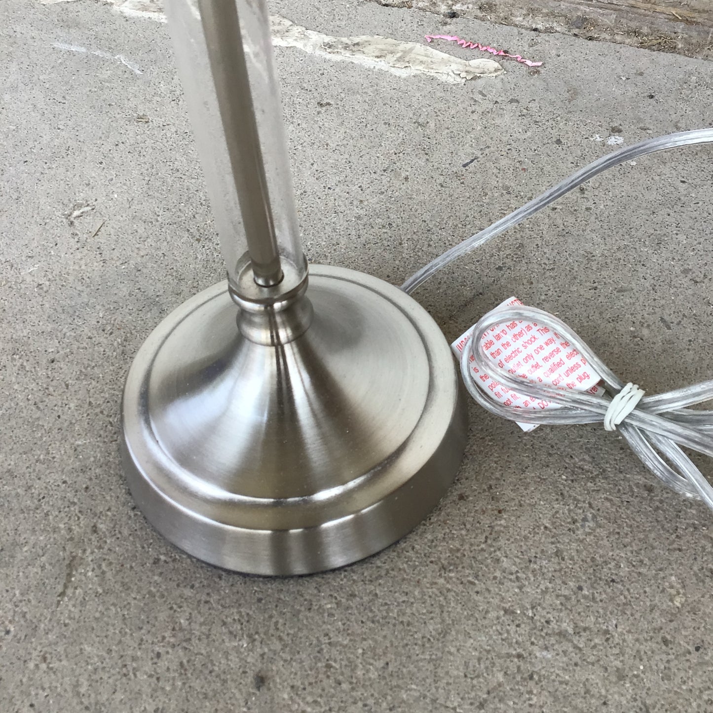 Small Silver Lamp