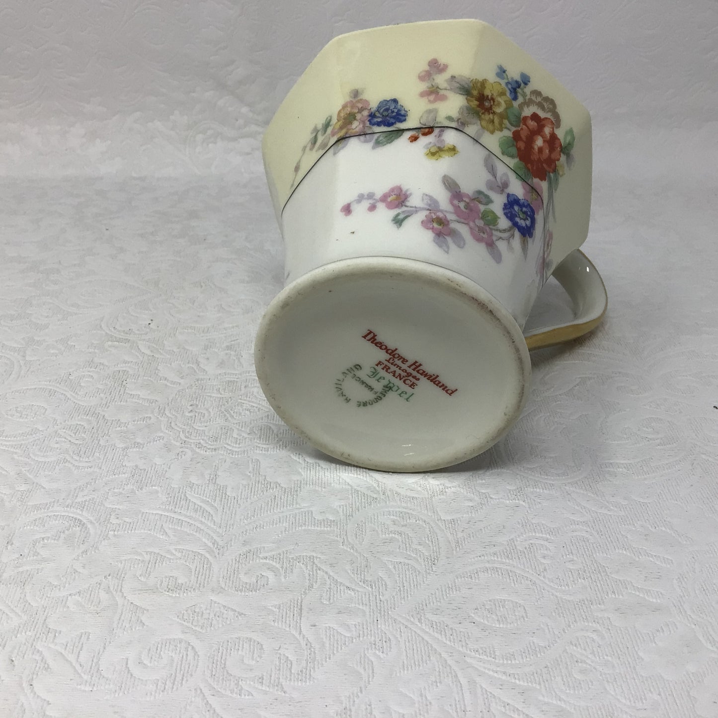 Theodore Haviland Limoges “Jewel” Shaped Creamer
