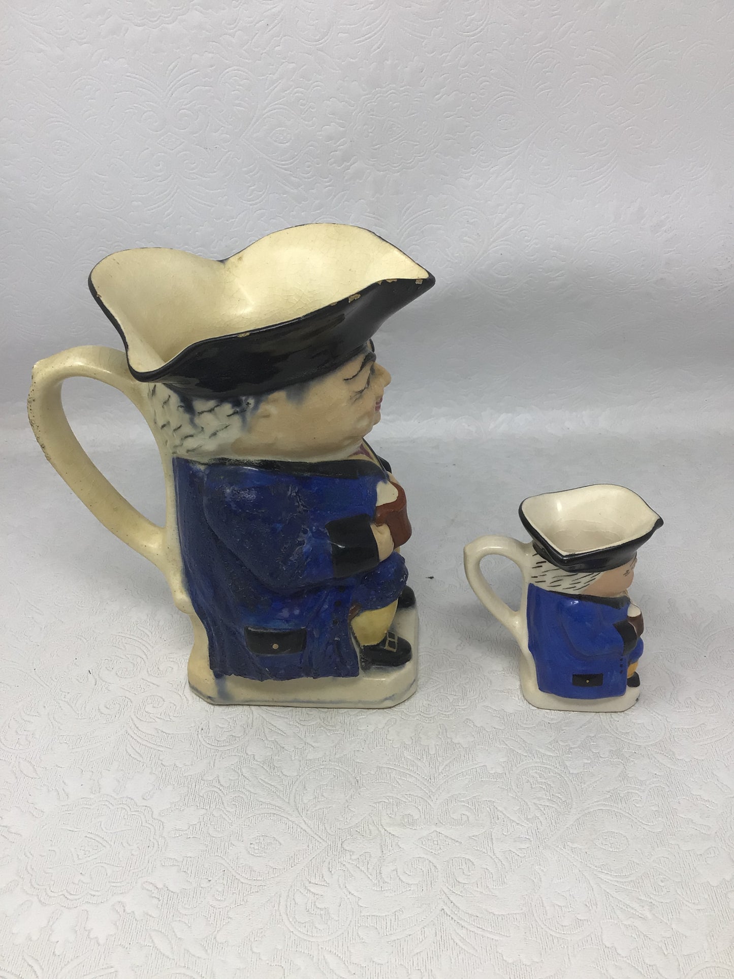 Burlington Ware’s “The Boozer” Toby Jugs, Set of 2