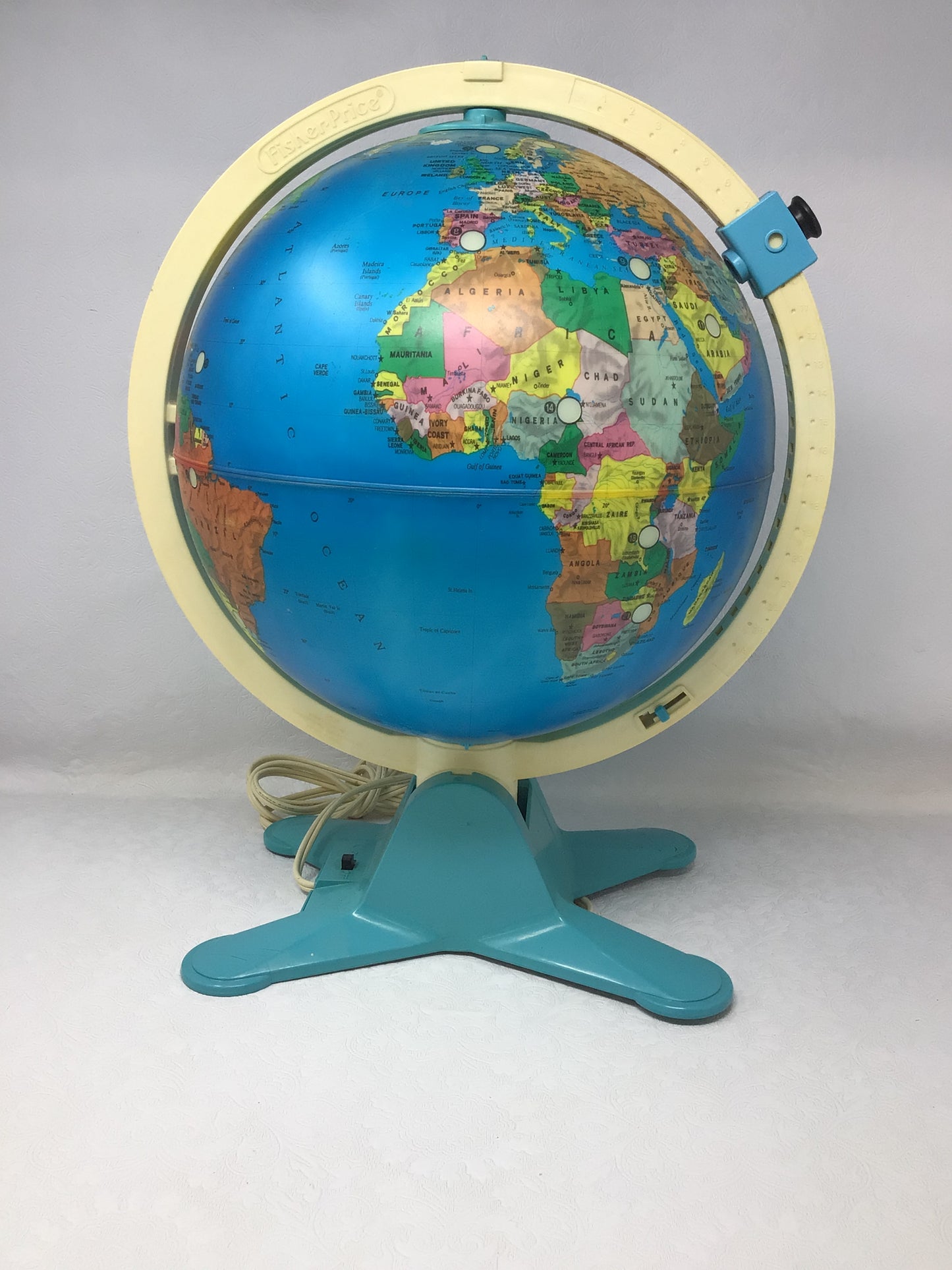 1988 Fisher-Price Discovery Light-Up Globe