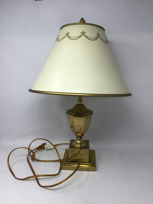 1991 The Bombay Company Brass Star Lamp