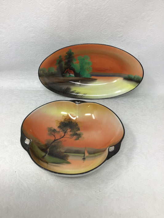 Noritake Candy Dish and Tray