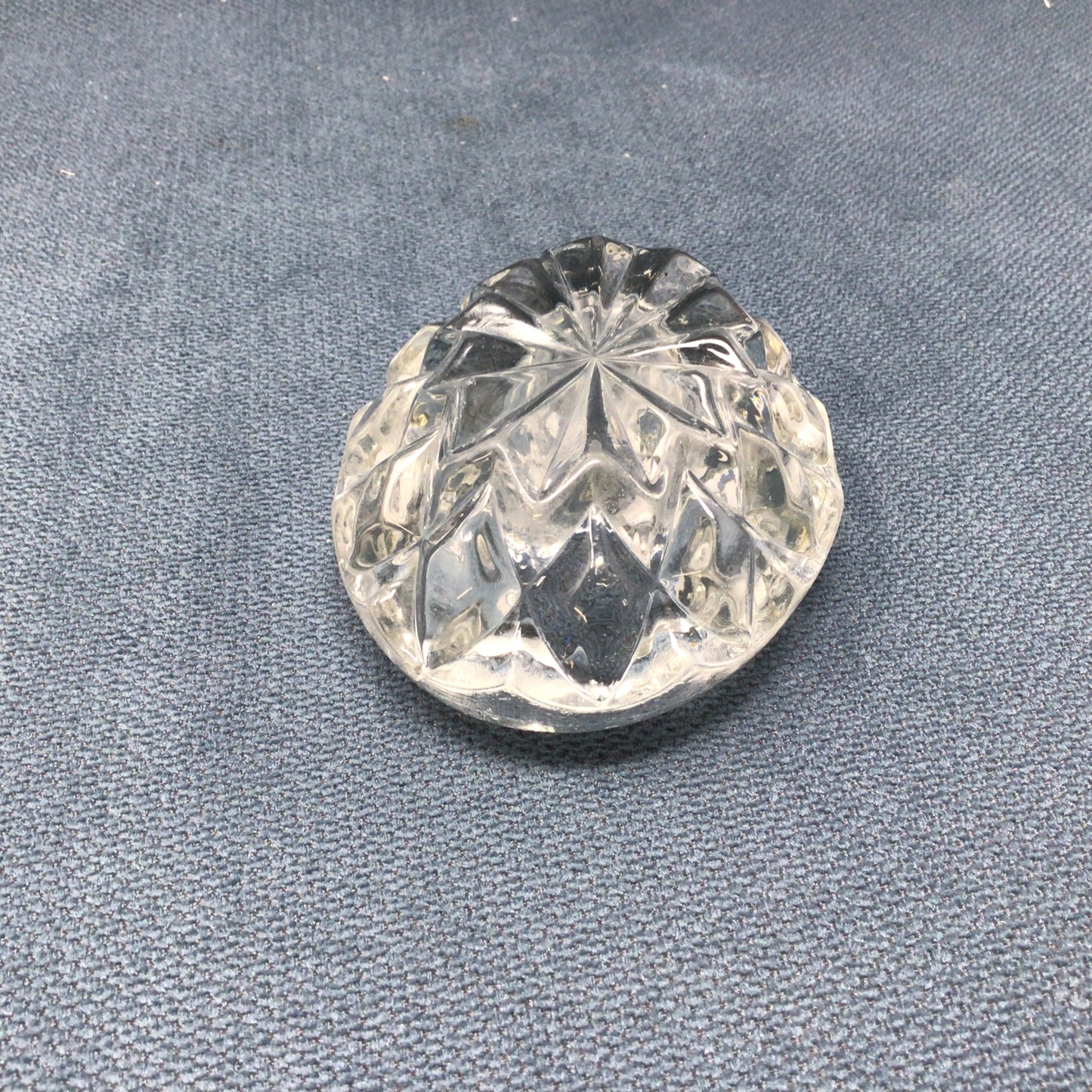 Vintage Glass Salt Cellar