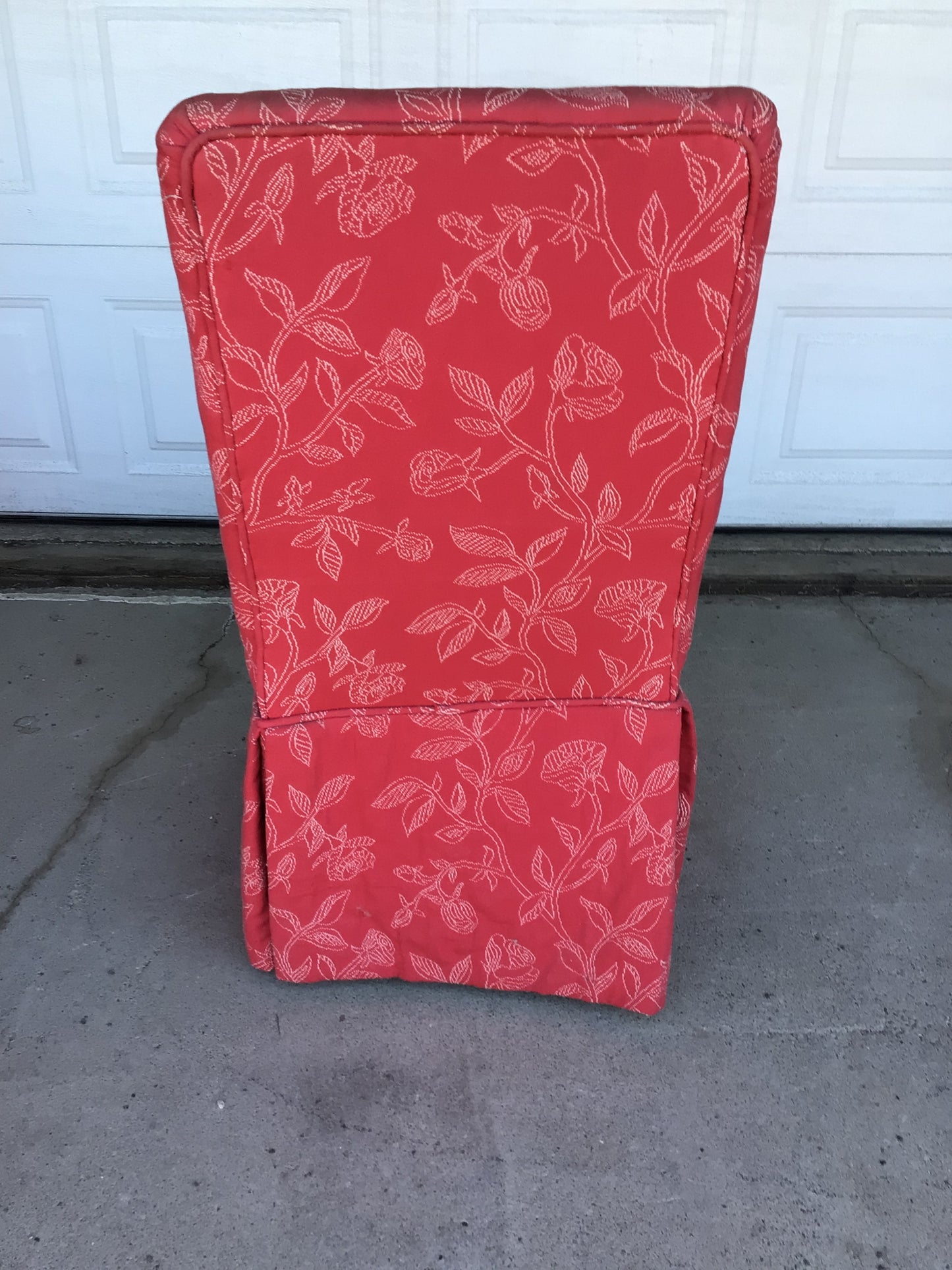 Red Slipcover Chair