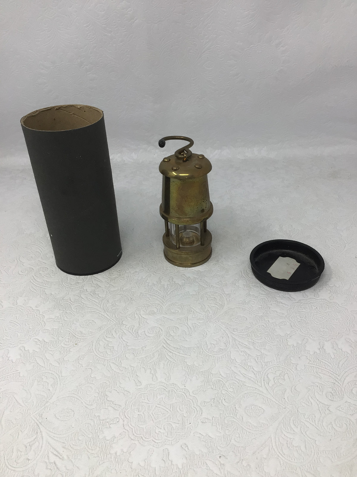 Vintage Mini Brass Miner’s Safety Lantern
